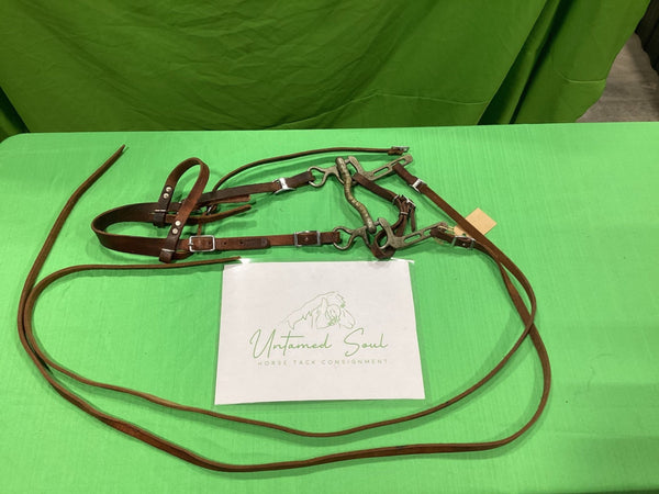 English Bridle & Bit – 5" with Reins | Used