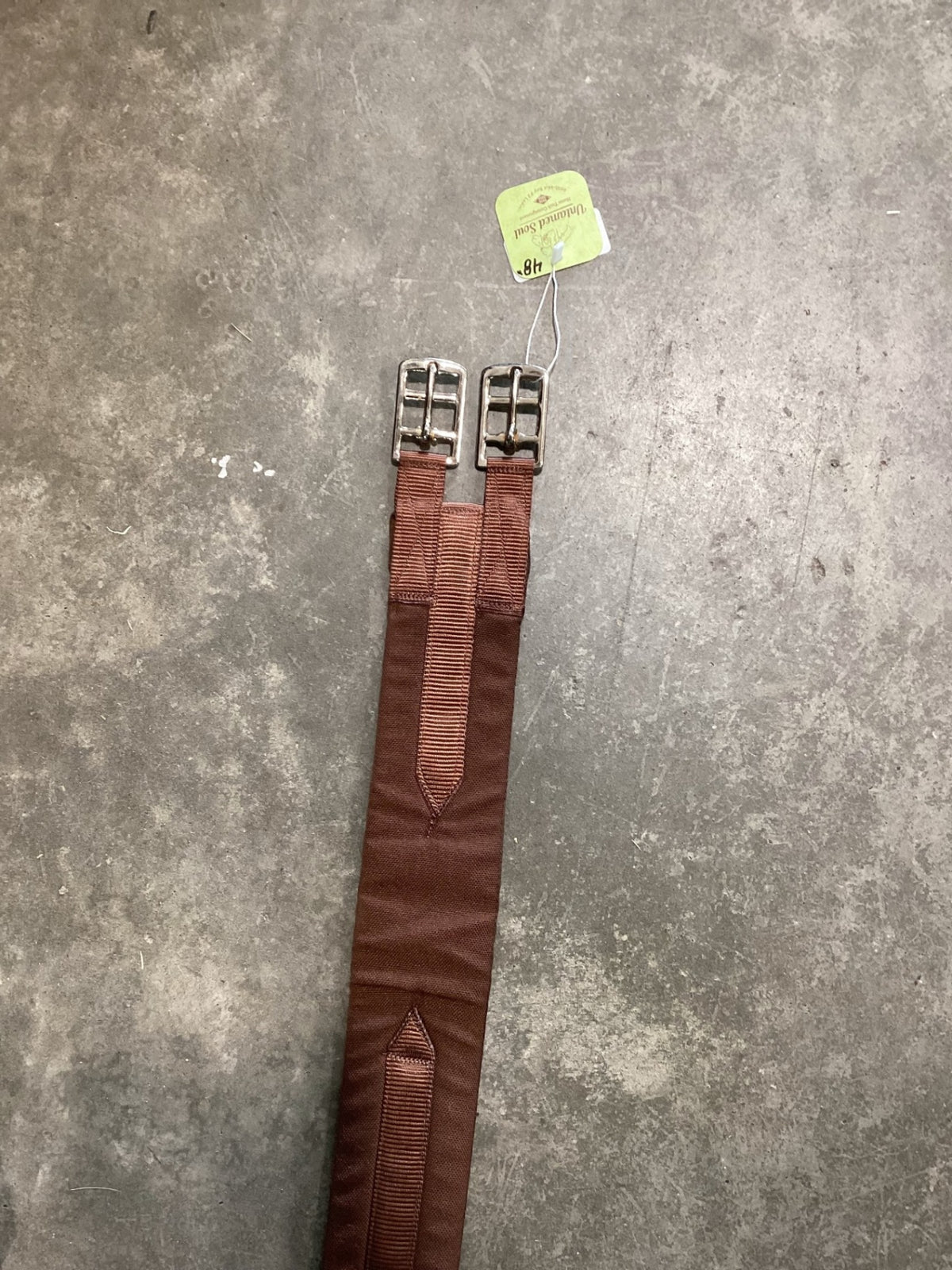 English Girth – Nylon, Brown, 48" | Used, Like New