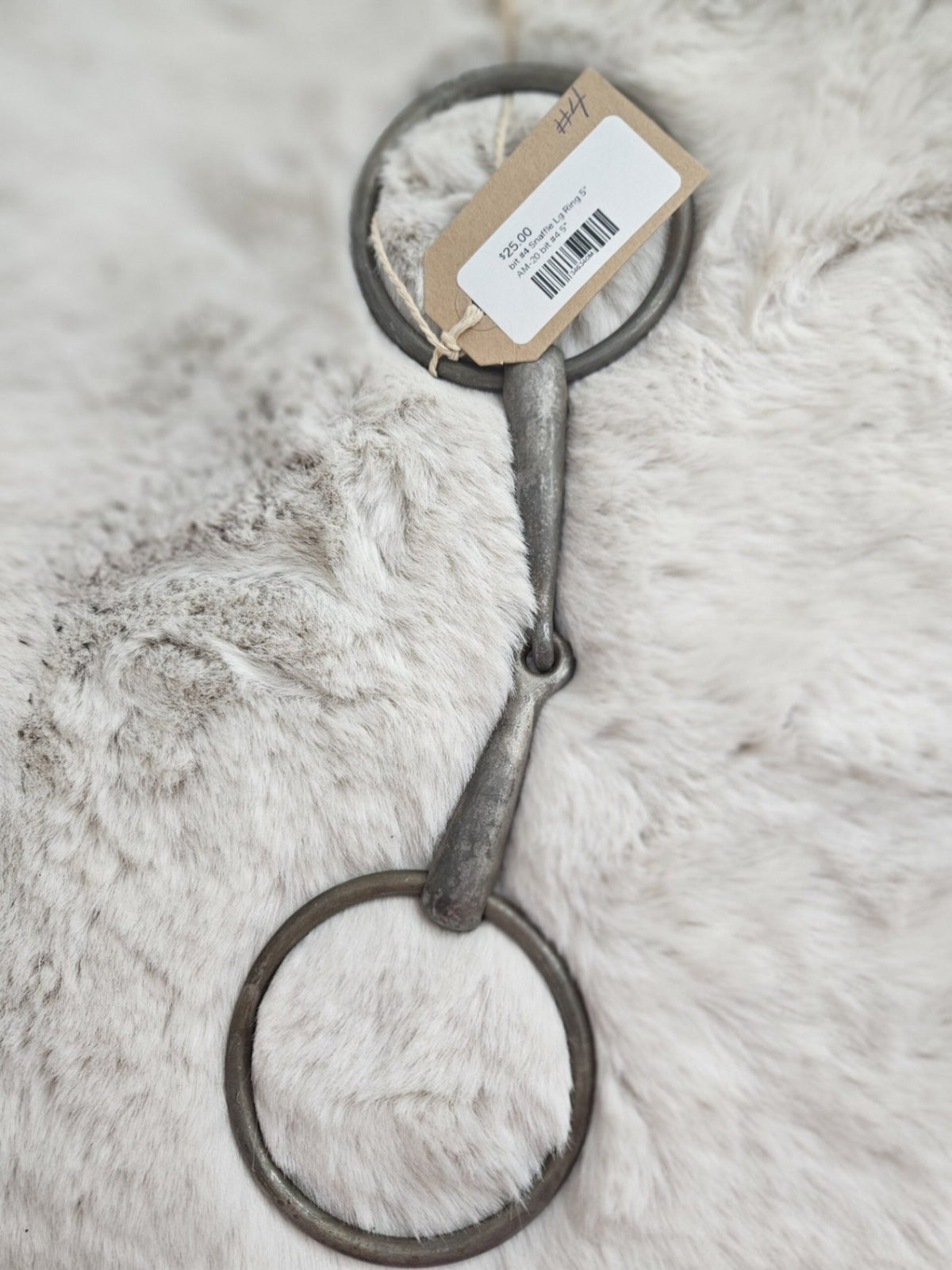 Bit – Large Ring Snaffle, 5" (#4) | Used