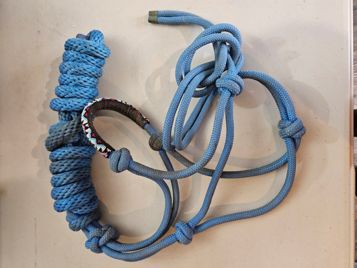 Halter – Rope, Blue (C) | Used