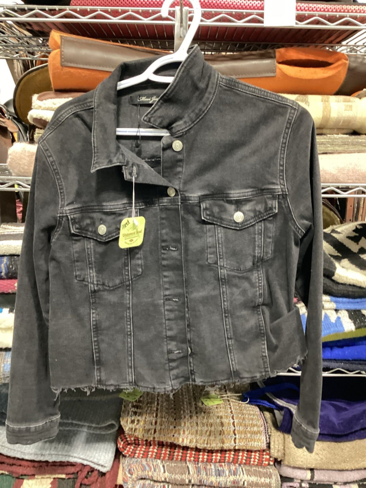 Jean Jacket – Mavi, Black, Medium | Used