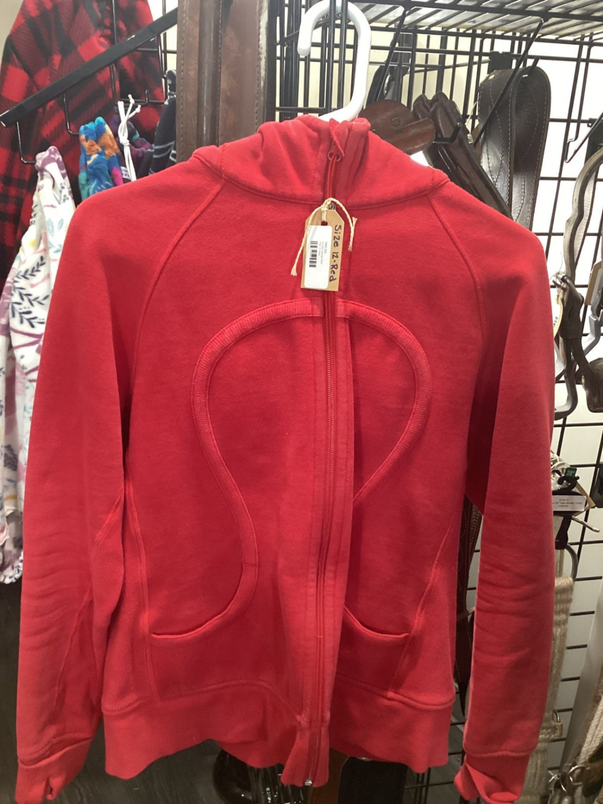 Hoodie – Lululemon Scuba, Red, Size 12 | Used
