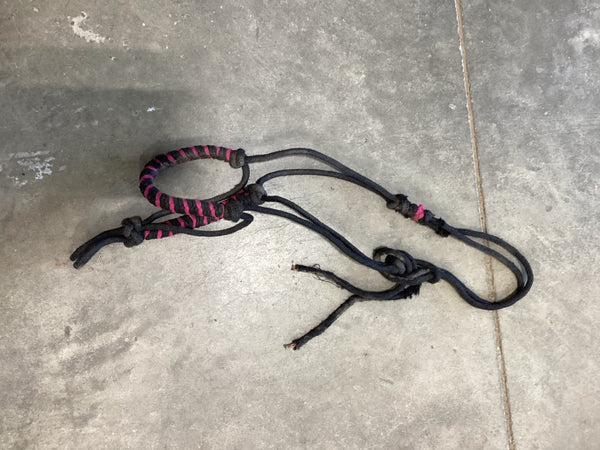 Halter – Rope, Black/Pink | Used