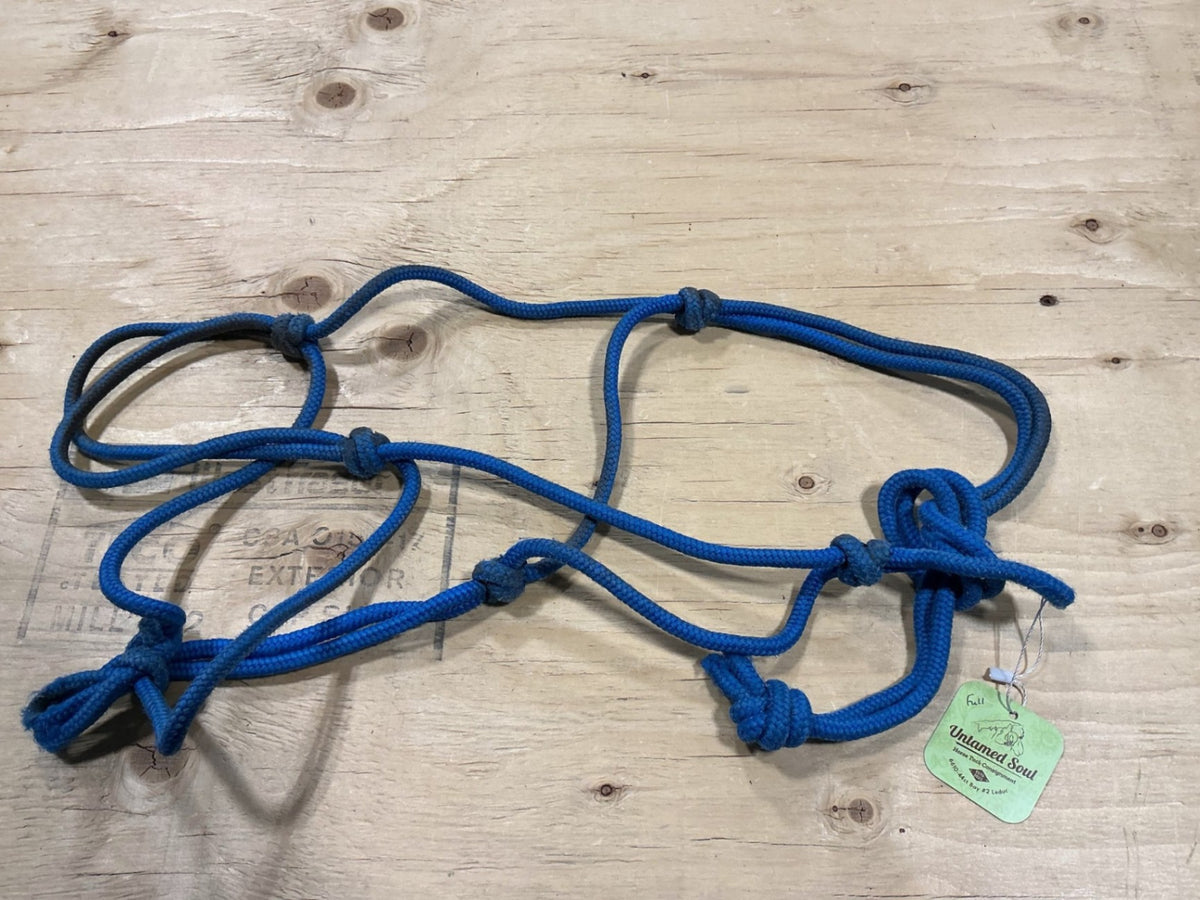 Halter – Rope, Blue, Full | Used