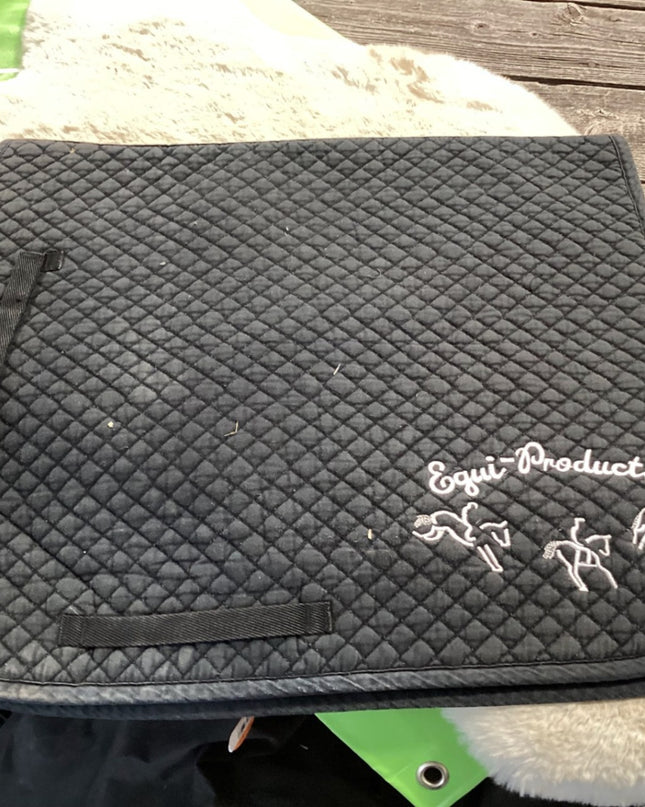 English Saddle Pad – Black (A) | Used