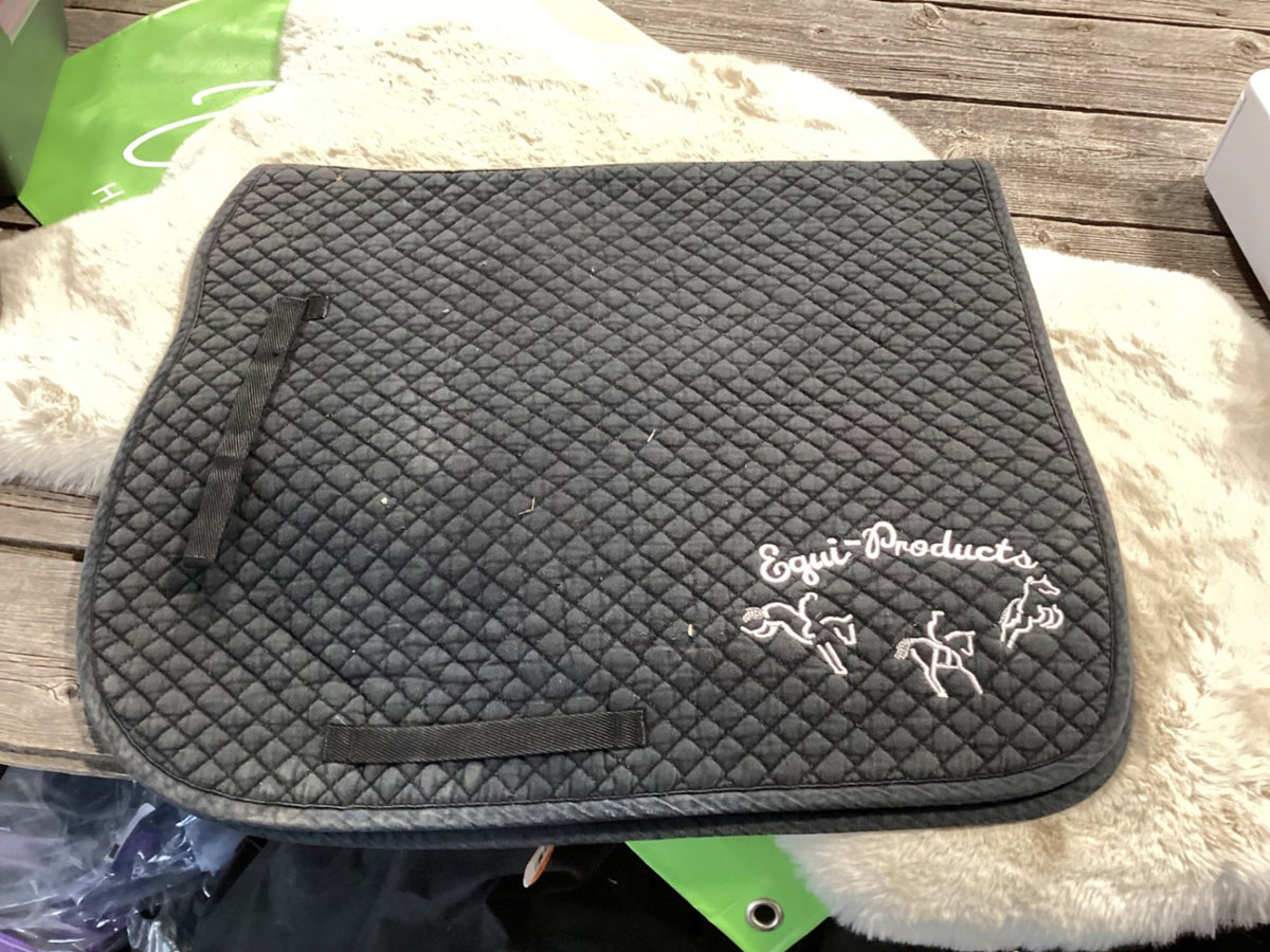 English Saddle Pad – Black (A) | Used
