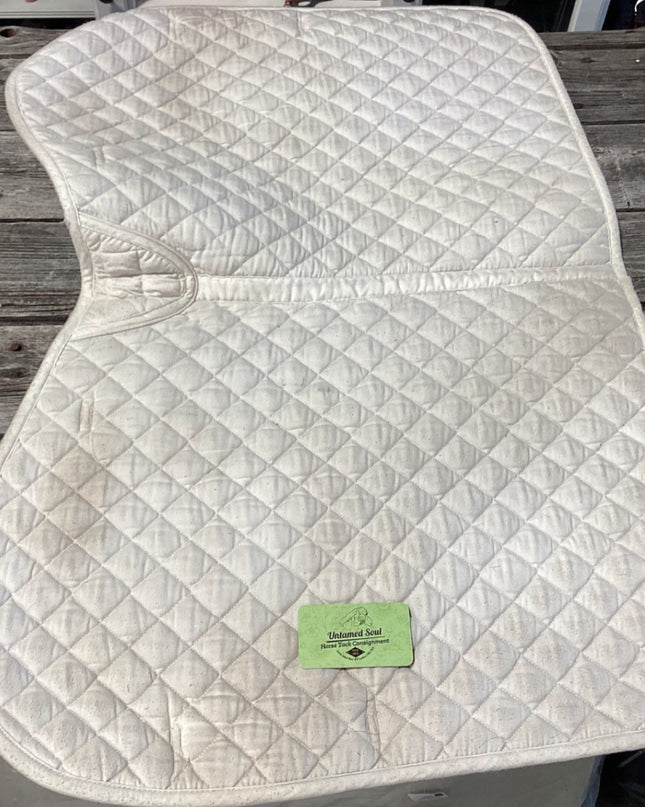 English Saddle Pad – White (B) | Used