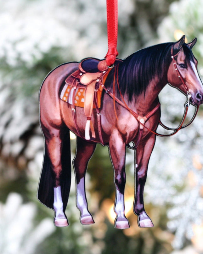 Ornament – Bay Quarter Horse, Western Ranch | New