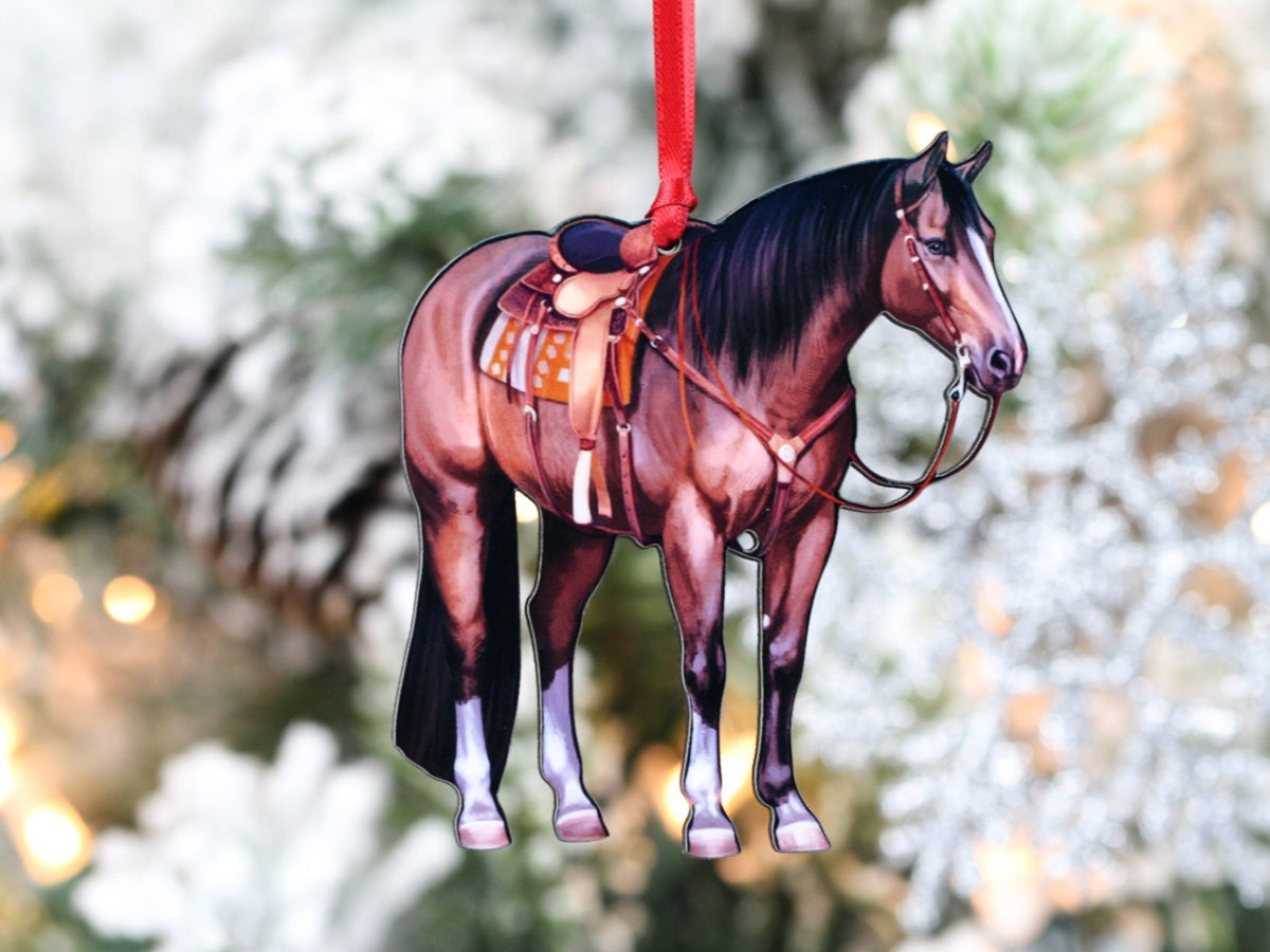 Ornament – Bay Quarter Horse, Western Ranch | New
