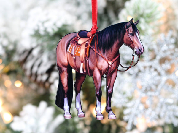 Ornament – Bay Quarter Horse, Western Ranch | New