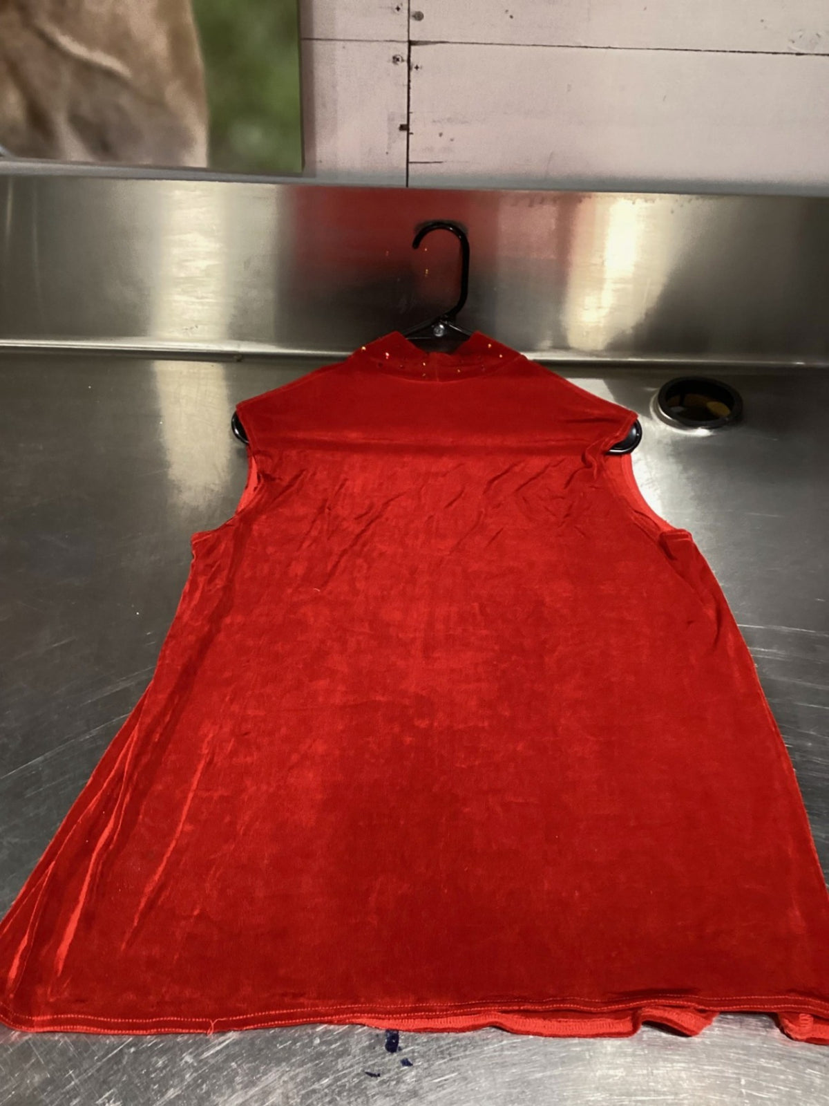 English Show Shirt – Red with Bling, Large (Est.) | Used