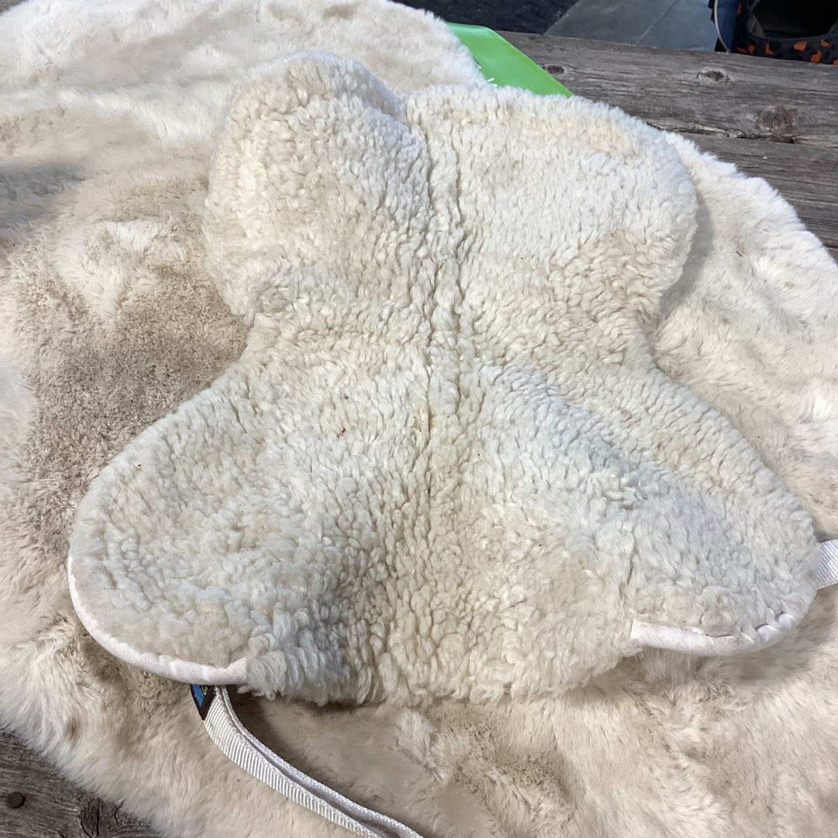 English 1/2 Saddle Pad – White, Pony | Used