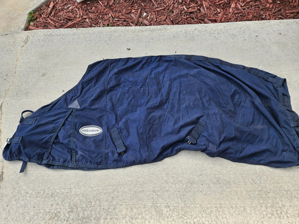 Stable Sheet – Shedrow, Blue, 76" (Some Discolouration) | Used