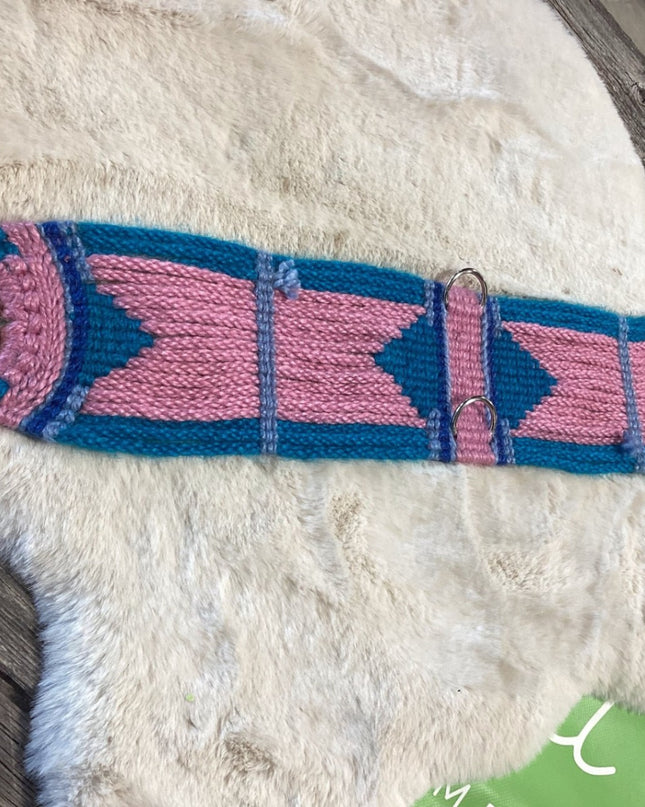 Western Cinch – CP Custom Tack Mohair Straight, Pink/Teal, 30" | New