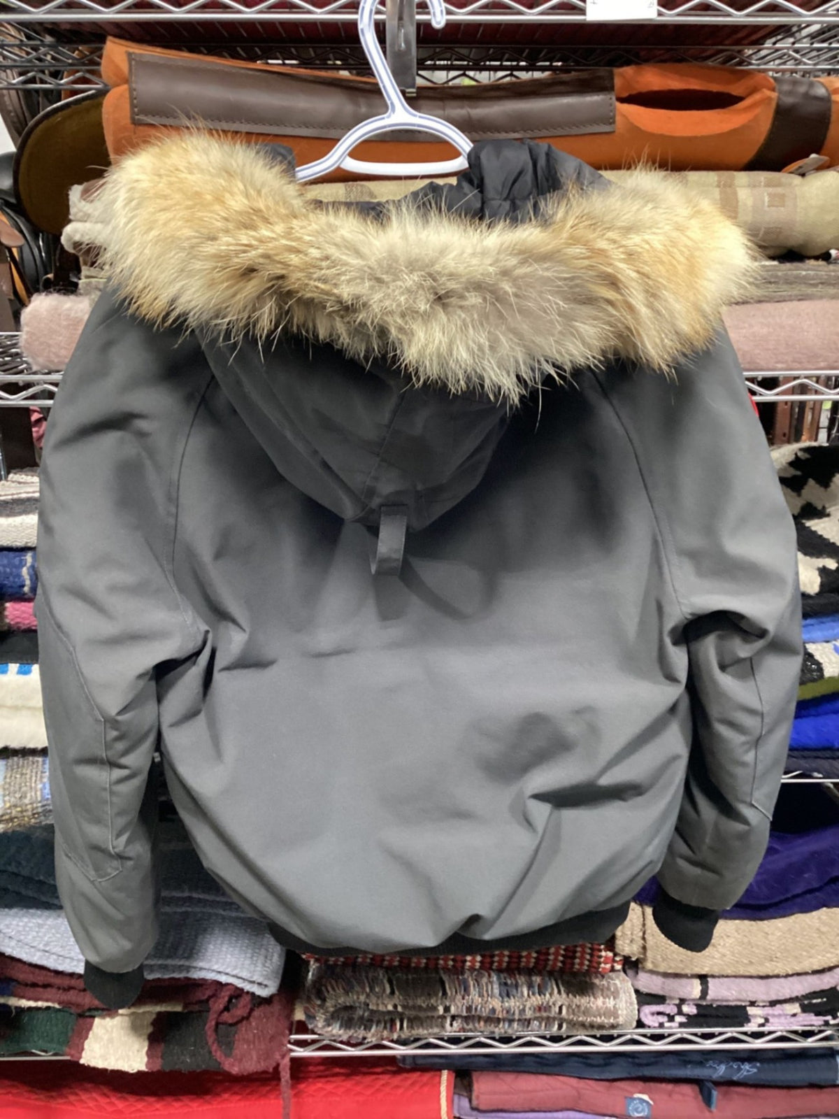 Winter Jacket – Canada Goose Bomber, Grey, Medium/Large | Used, Like New
