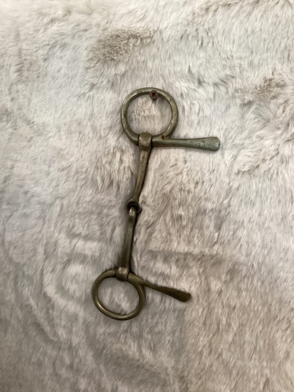 Bit – Half Cheek Snaffle, Brass, Standardbred, 5" (3 Available) | Used