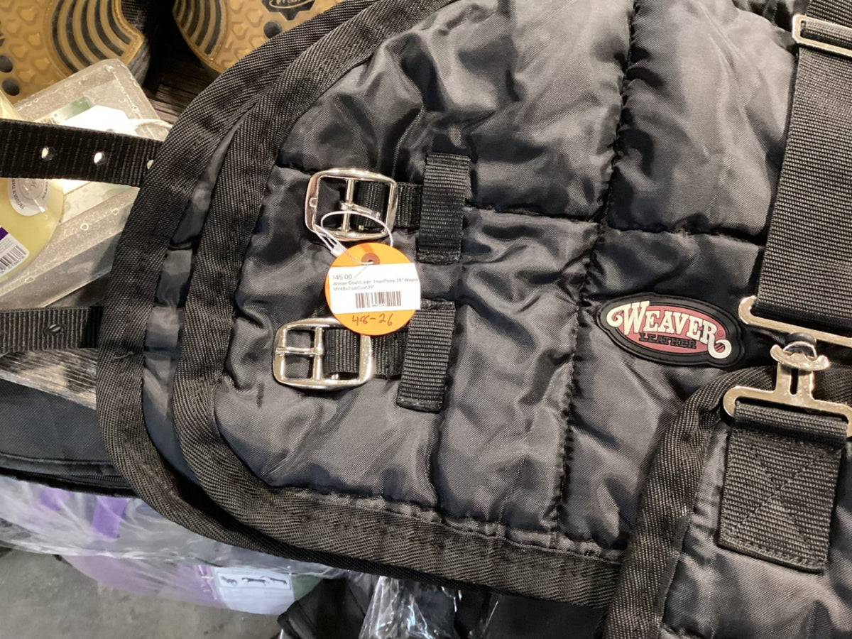 Winter Blanket/Liner – Weaver, Black, Foal/Pony 39", 240g | Used