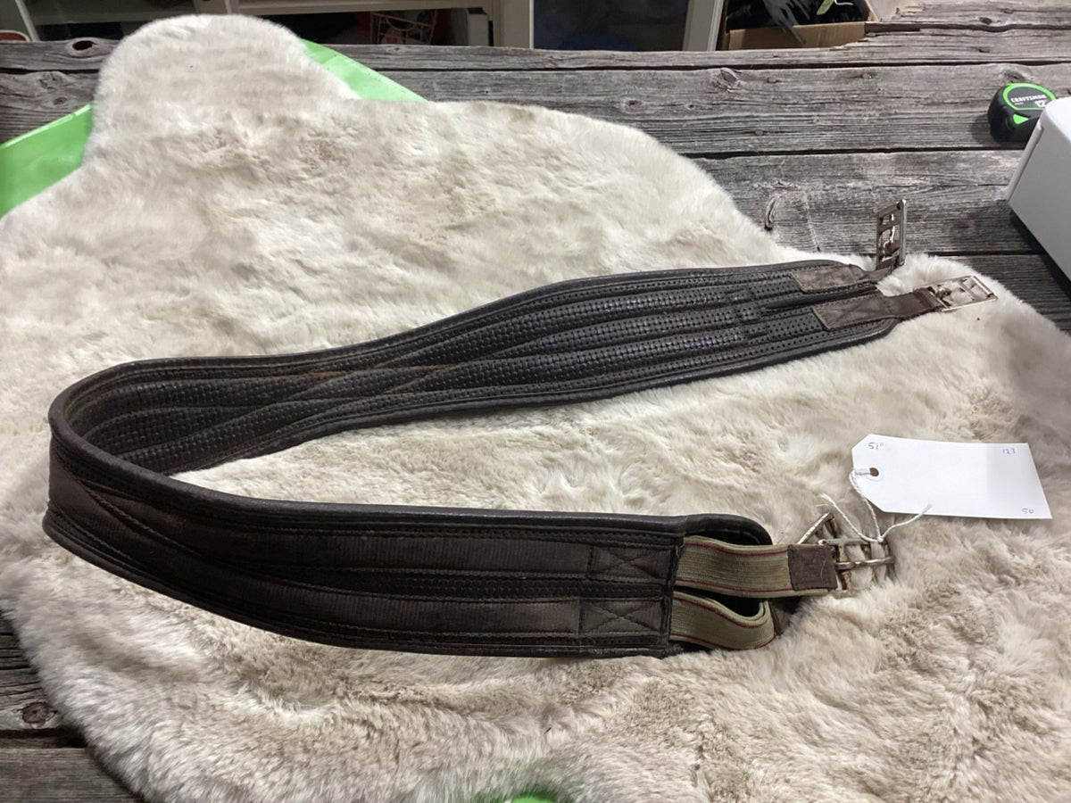 English Girth – Elastic One End, 51" | Used