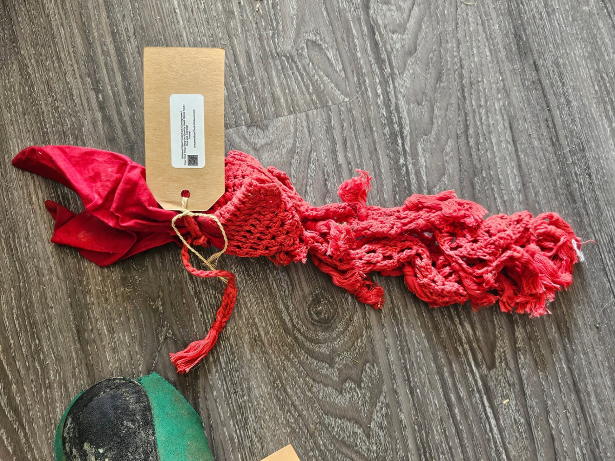 English Ear Bonnet – Red | Used