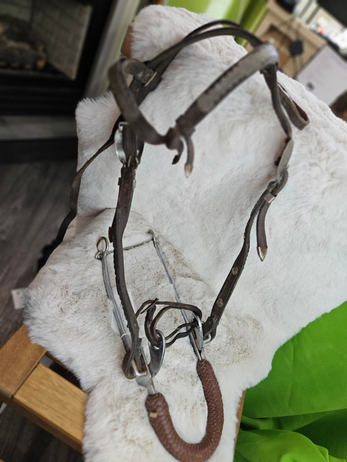 Hackamore – Mechanical with Western Headstall (Needs Oiling) | Used
