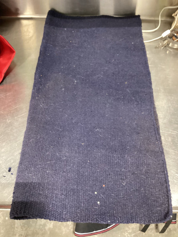 Western Saddle Blanket – Dark Blue | Used
