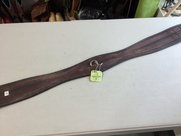 English Girth – Elastic Both Ends, Brown, 52" | Used