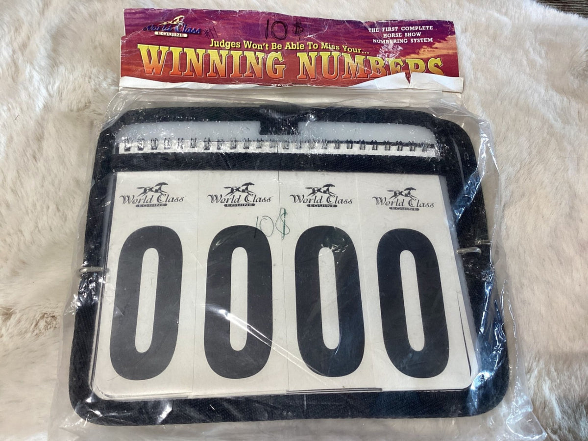 Western Saddle Blanket – Numbers | Used