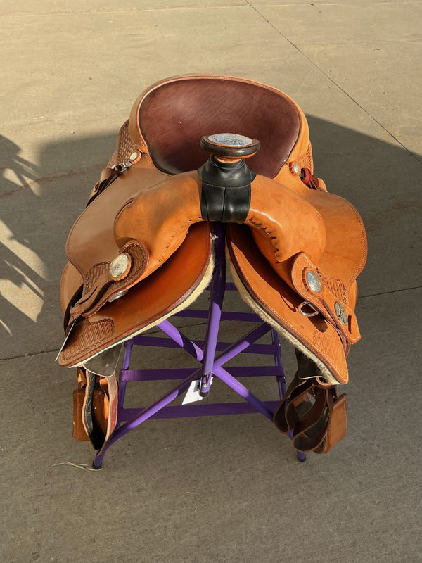 Western Ranch/Roper Saddle S16" Ortho-Flex
