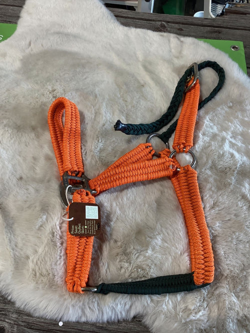 Halter – Nylon, Orange, Horse | Used