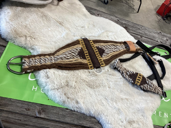 Western Cinch & Halter Set – CP Custom Tack Roper 30", Brown | New