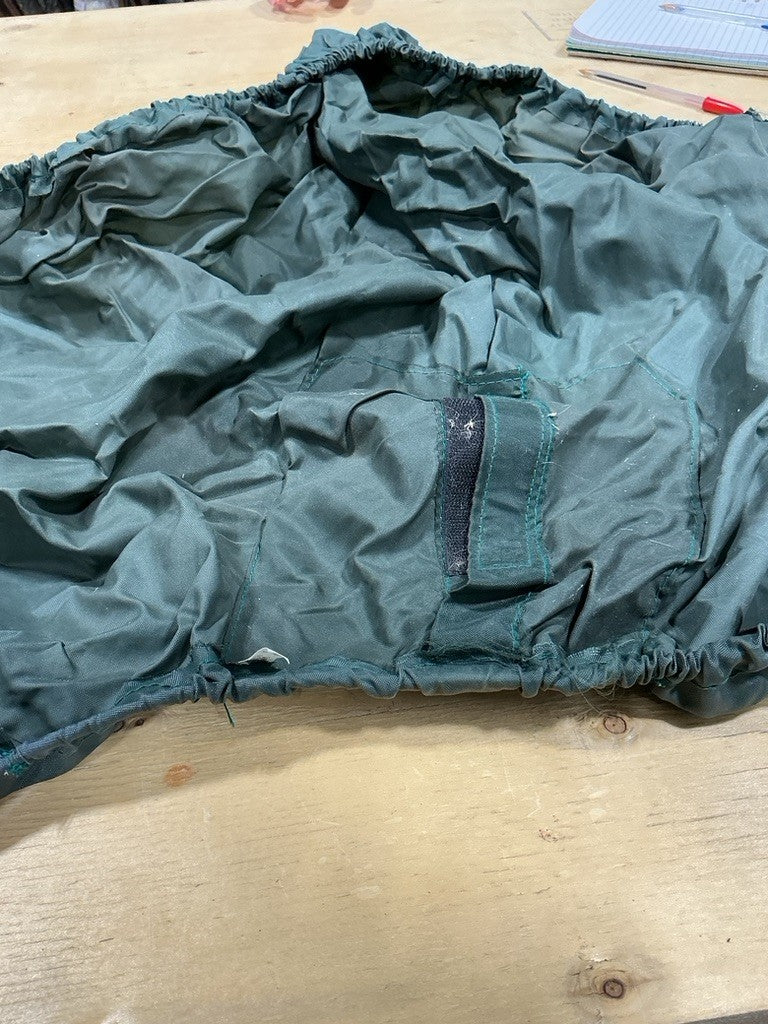 English Saddle Cover – Nylon, Green (B) | Used