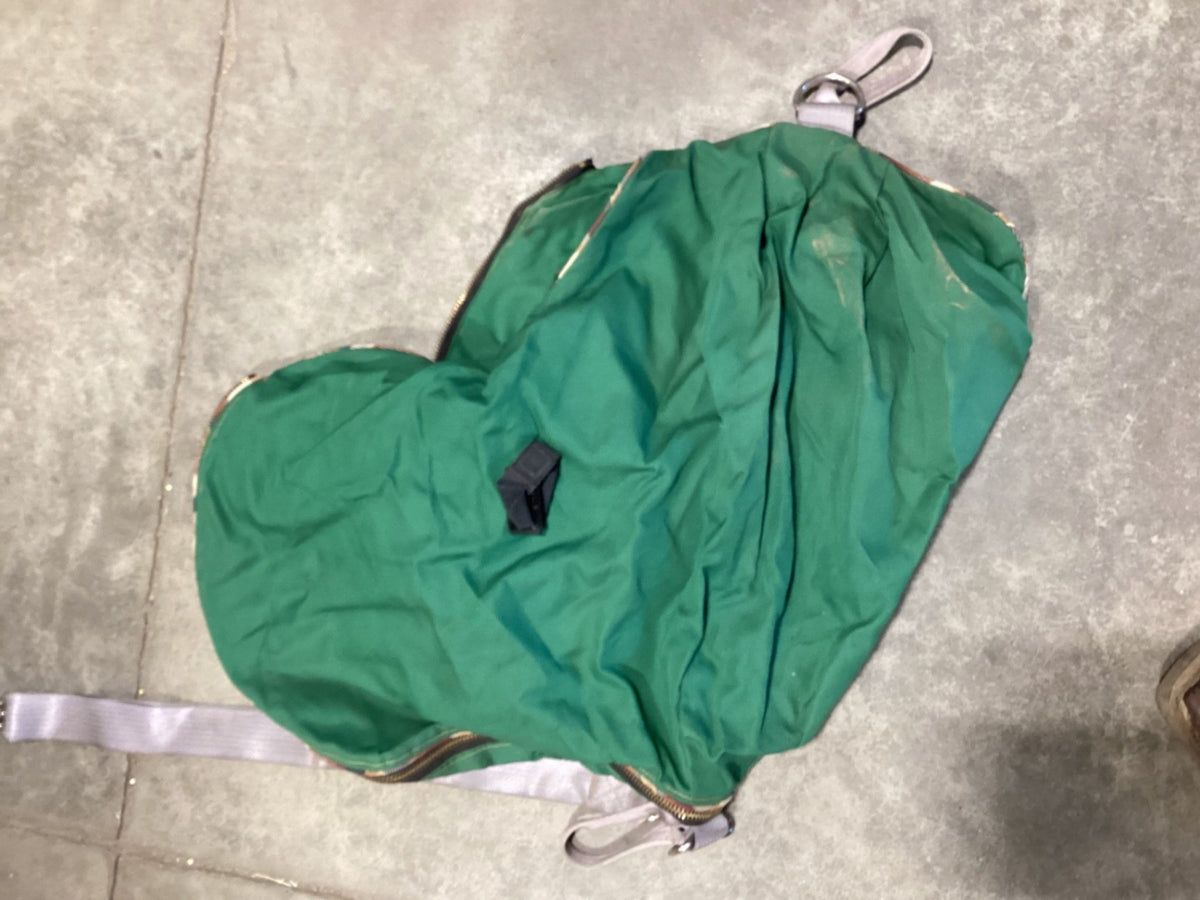 English Saddle Carry Bag – Green | Used