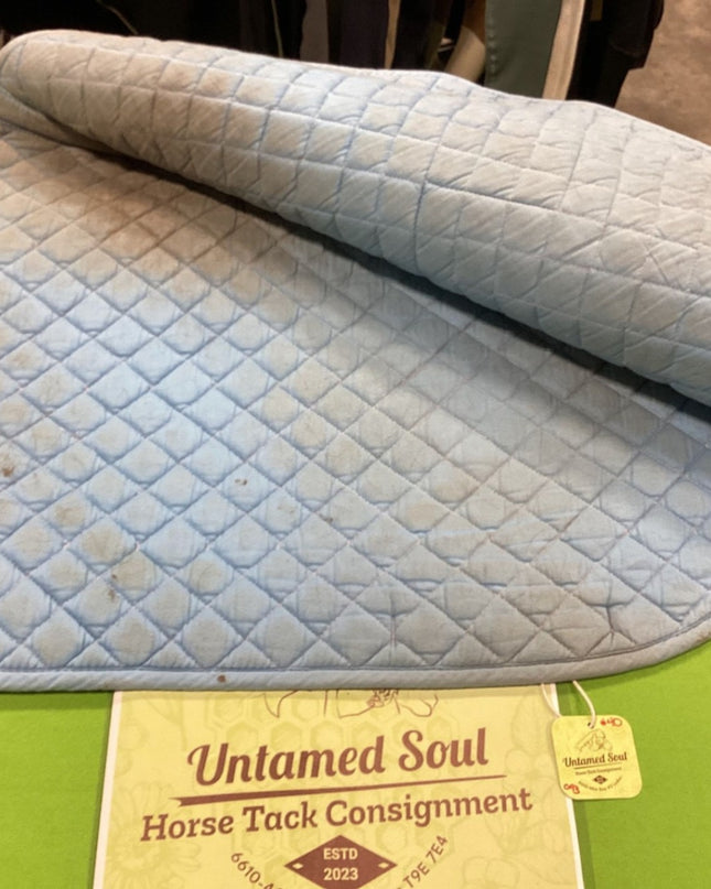 English Saddle Pad – Joules, Blue/Pink | Used