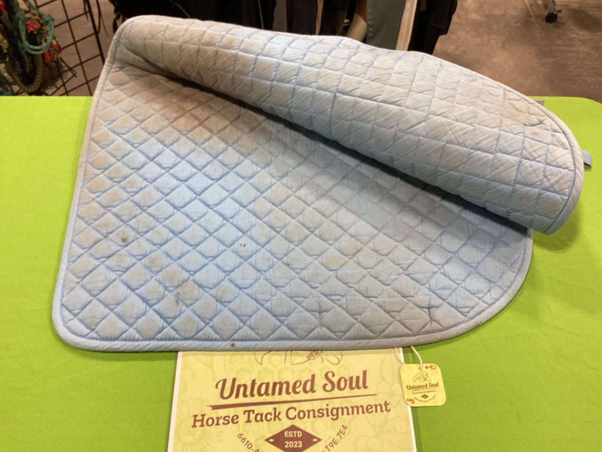 English Saddle Pad – Joules, Blue/Pink | Used