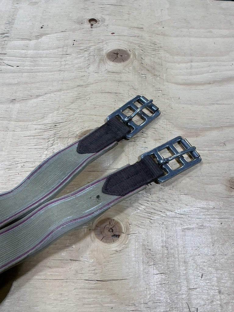 English Girth – Leather, Elastic Ends, 48" | Used