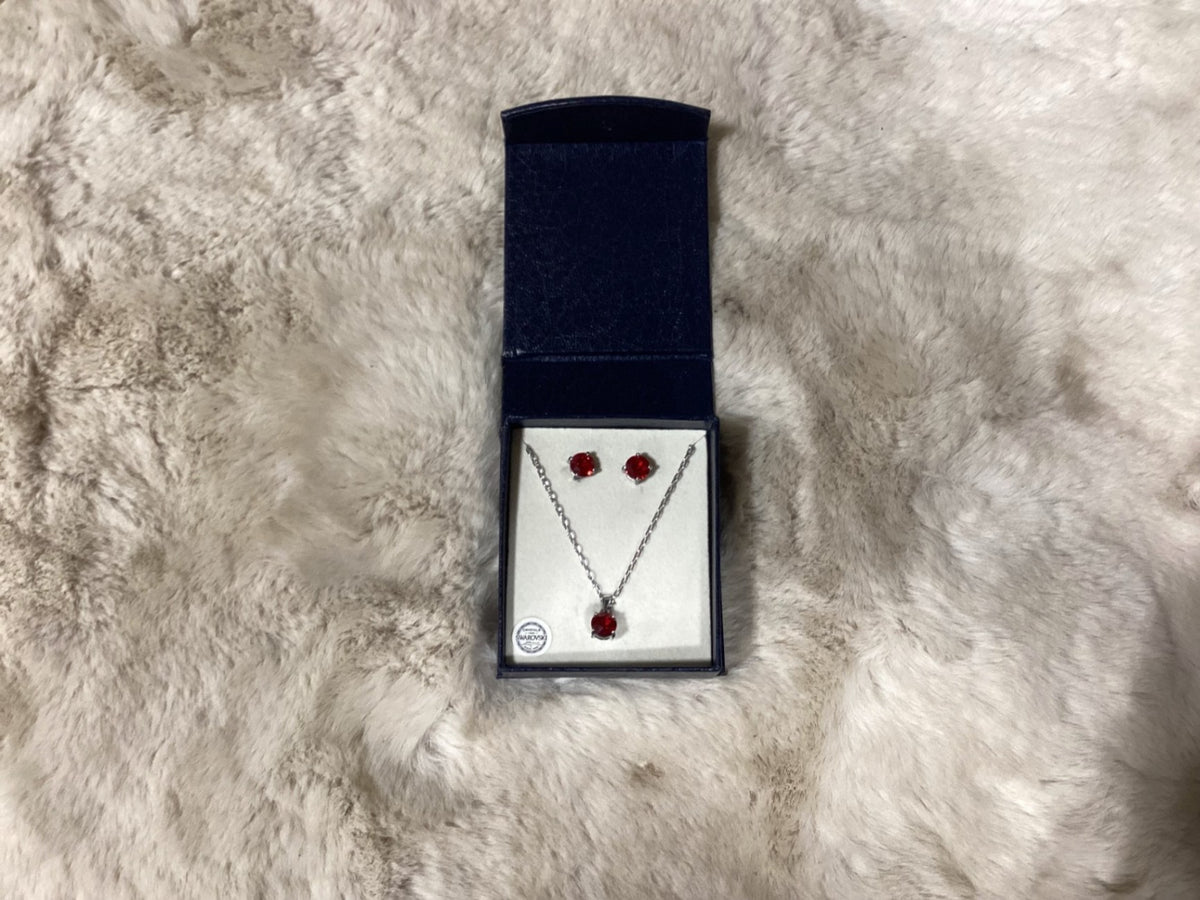 Necklace & Earring Set – Montana Silversmiths, Red | Used