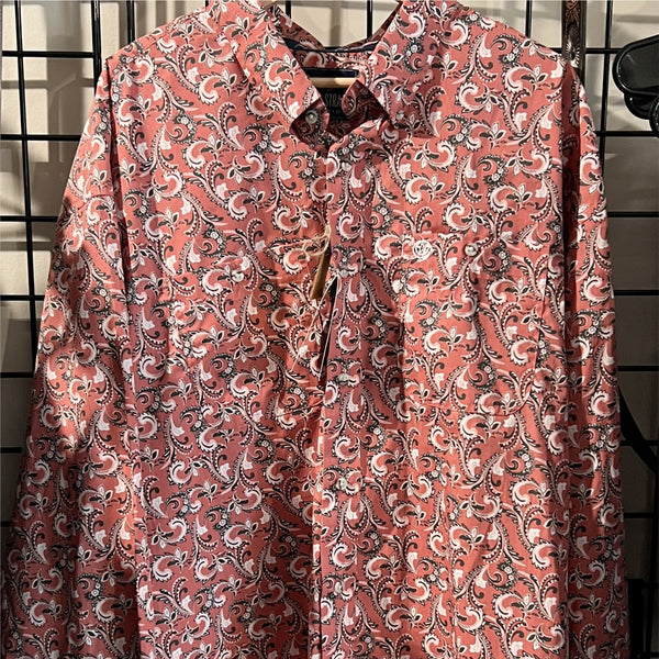 Western Shirt – Wrangler George Strait Women's, Peach, 3XL | New with Tags