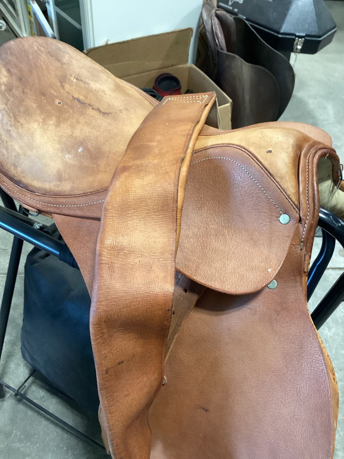 English Saddle – Corneta S15" G5" with Girth & Stirrups | Used