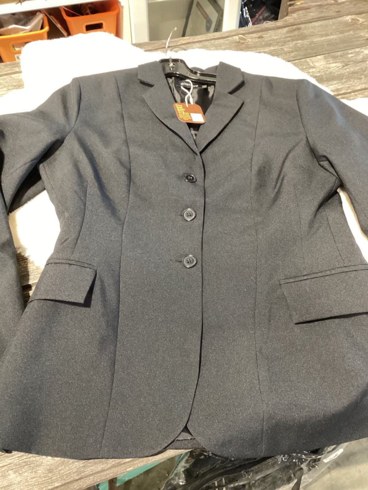 English Show Jacket – Elation, Black, 10R | Used