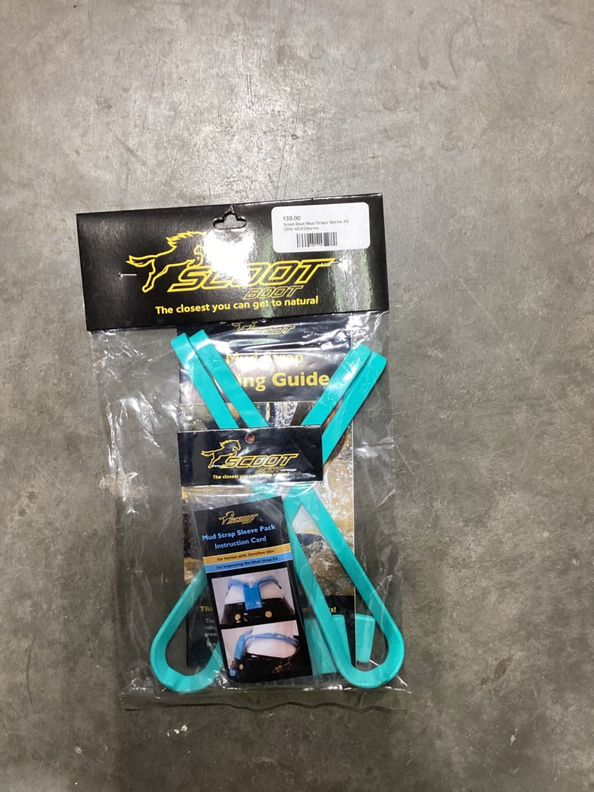 Scoot Boot Mud Straps – Marine, XS (Shoe 1-2) | New