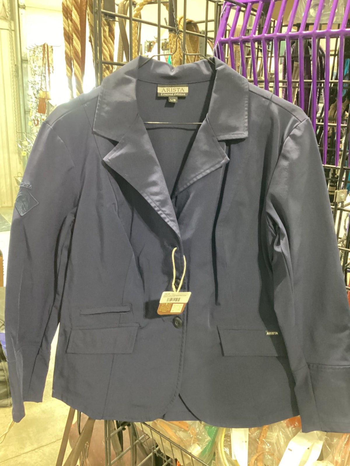 English Show Jacket – Arista, Navy, Stretch, Large | Used