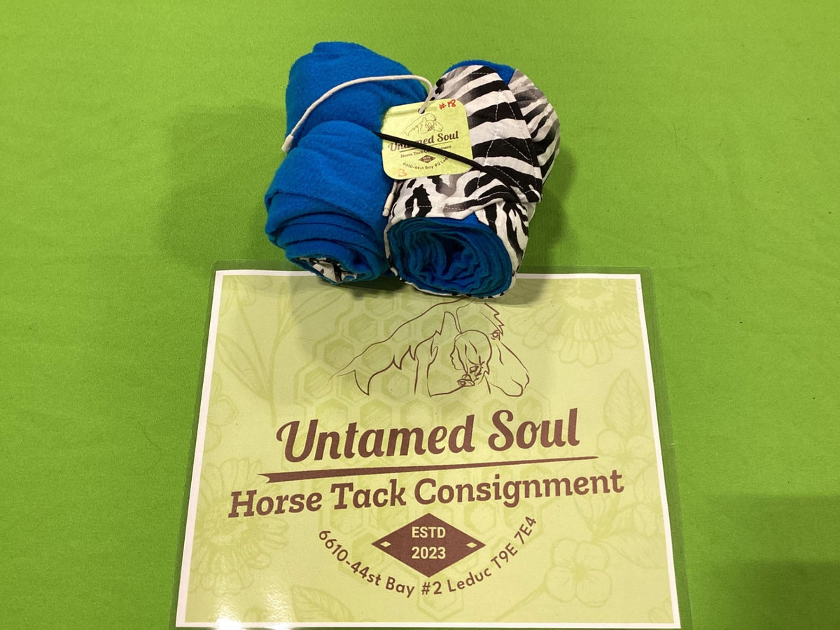 Polo Wraps – Blue/Zebra | Used