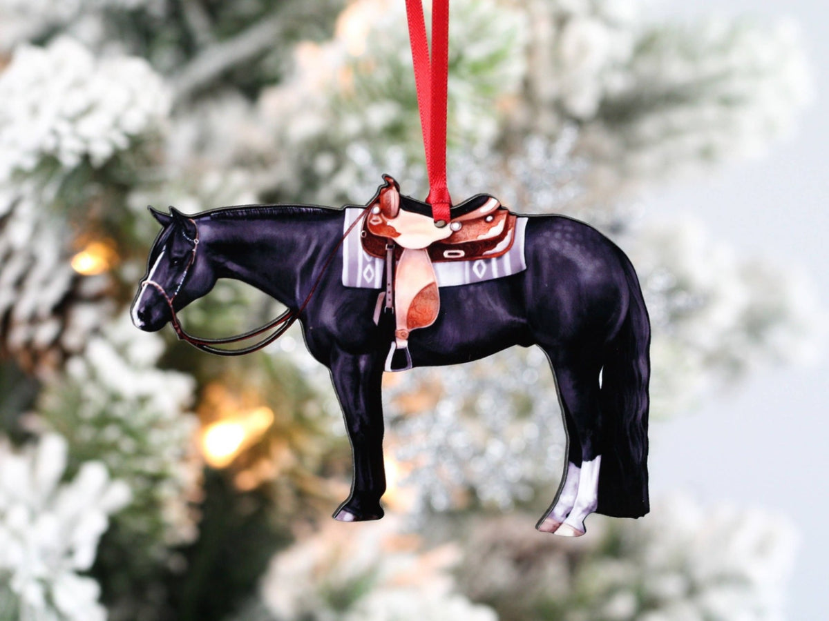 Ornament – Black Quarter Horse | New
