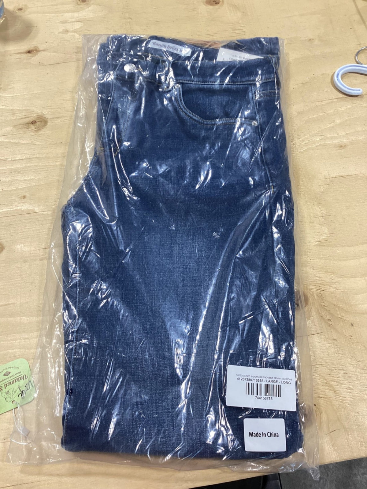 Jeans – Ranch Dress'n Signature Trouser Fleece Lined, Large 10/12 x 36L | New in Bag