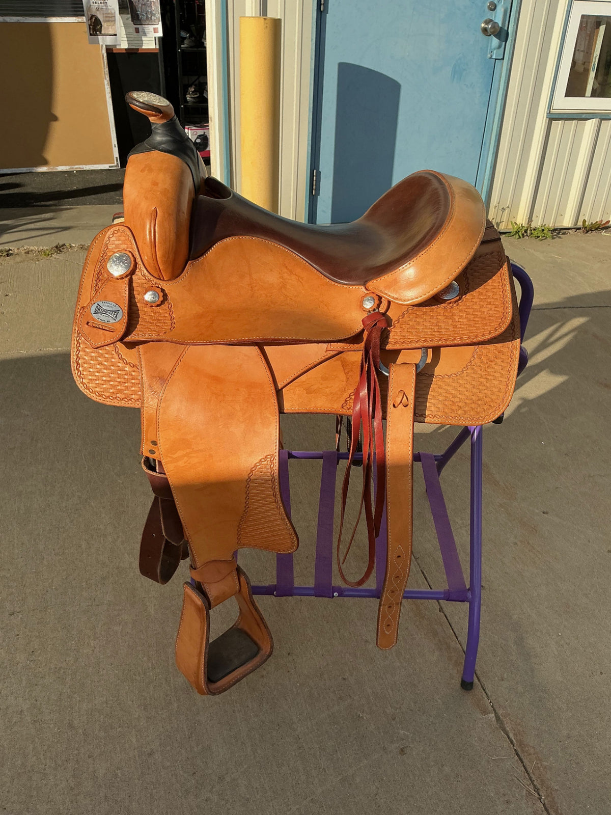 Western Saddle S16" Ortho Flex 