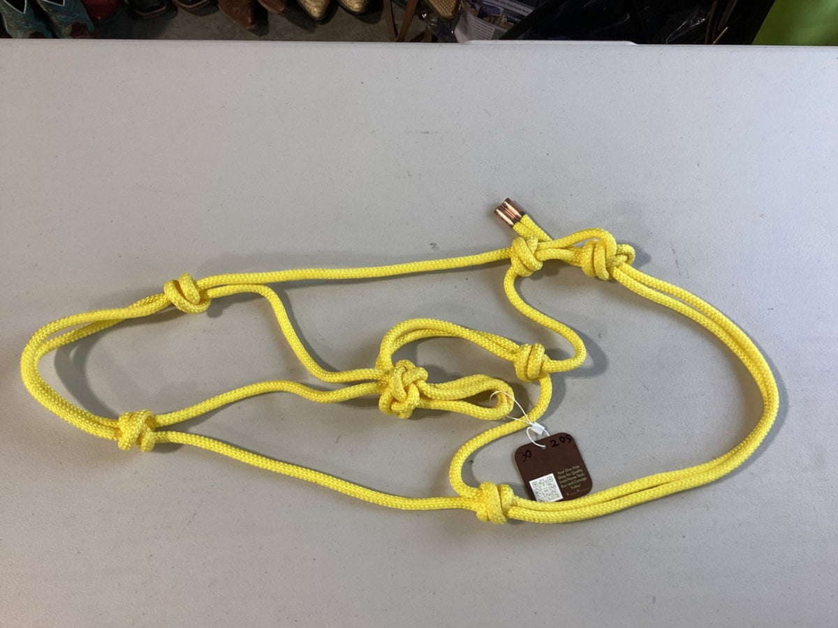 Halter – Rope, Yellow (B) | Used