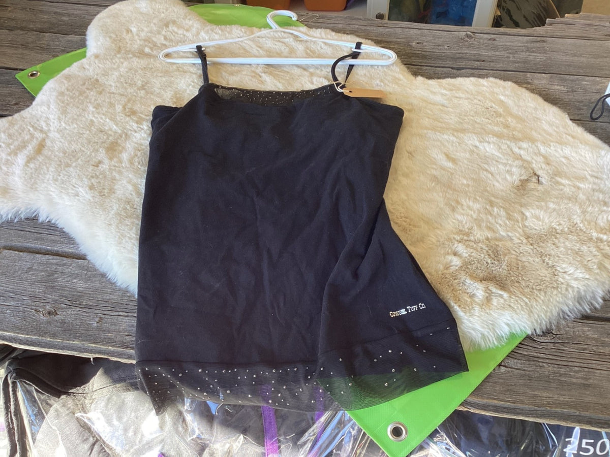 Tank Top – Cowgirl Tuff, Black, Large | Used