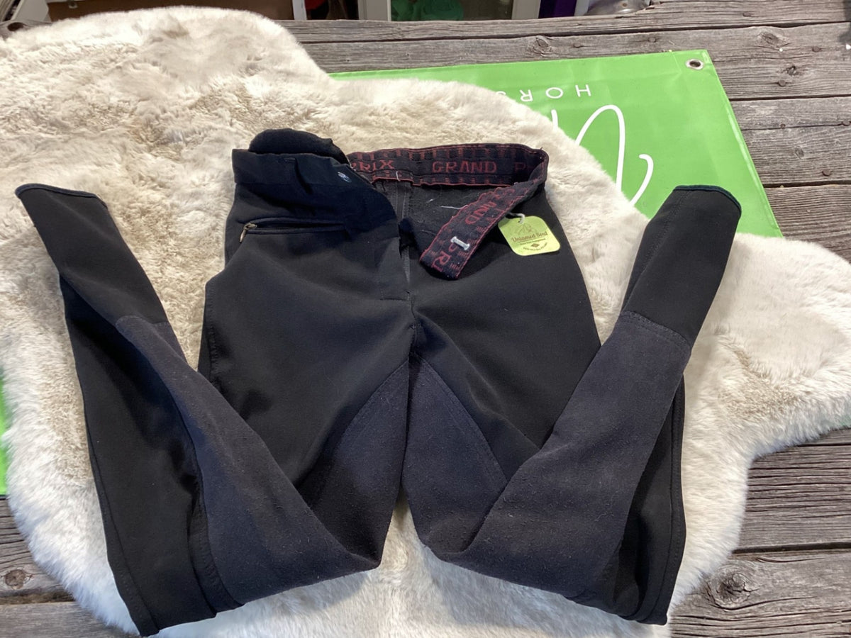 English Breeches – Grand Prix, Black, Kids (No Size Tag) | Used, Good