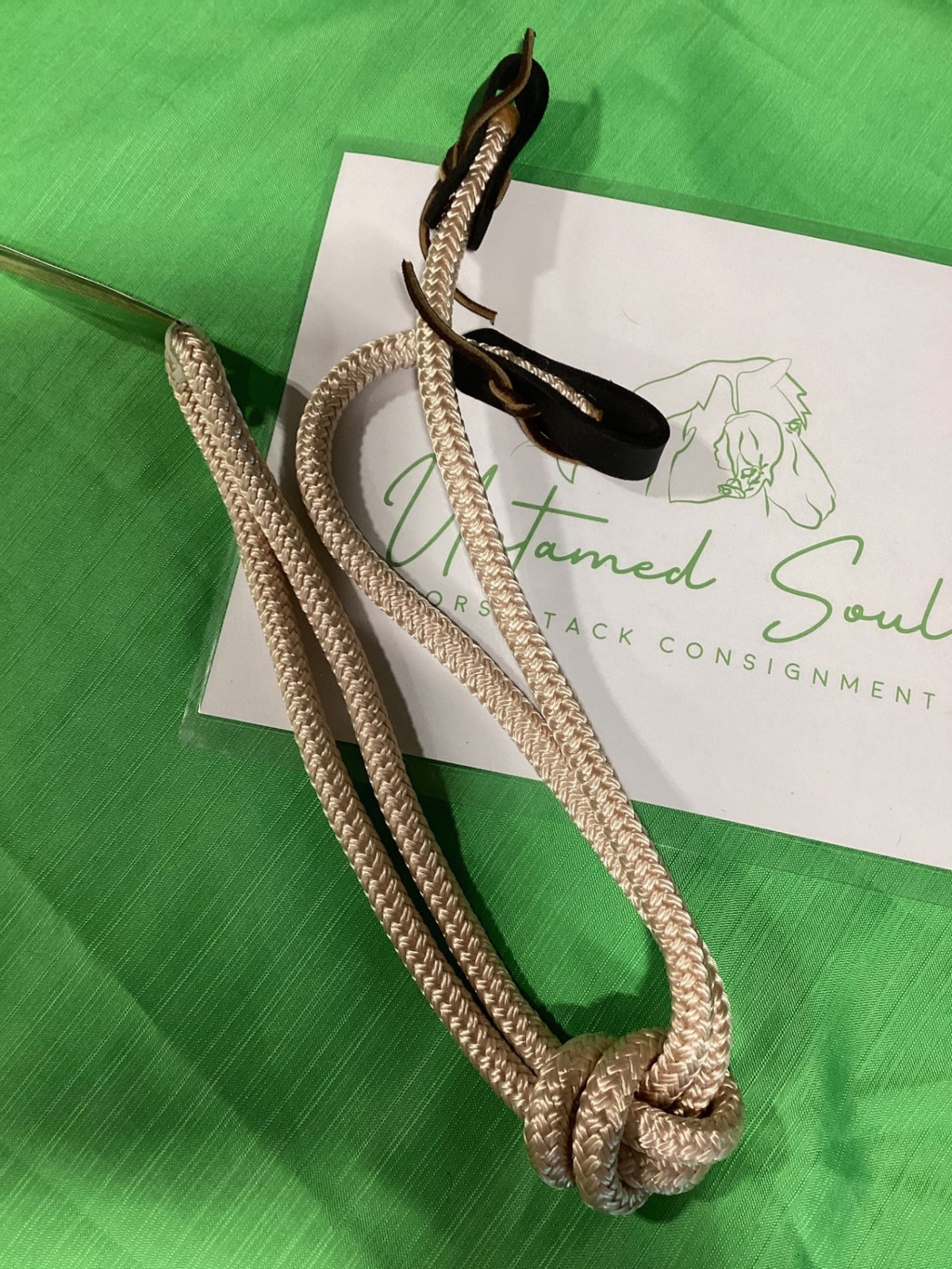 Western Reins – CP Custom Tack Mini Yacht Rope, Brown | Used