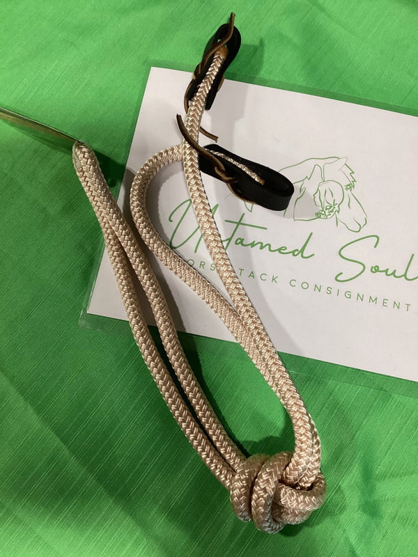 Western Reins – CP Custom Tack Mini Yacht Rope, Brown | Used